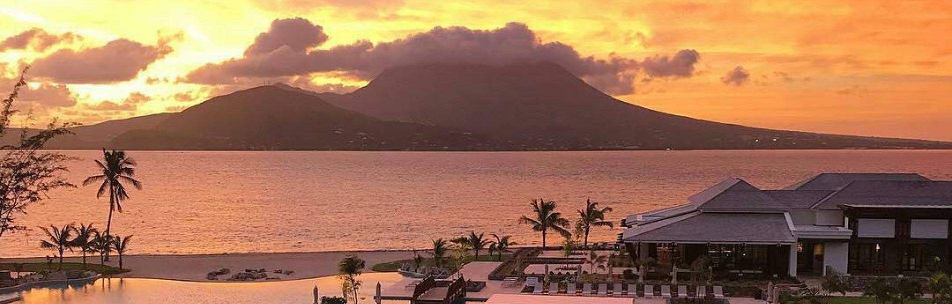 Nevis Peak Sunrise (Caribbean Citizenship Mutual Benefits) Nevis Peak Sunrise (Caribbean Citizenship Mutual Benefits)