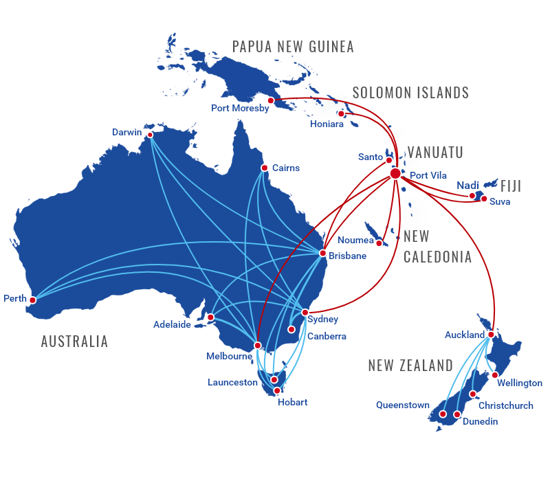 Map of Vanuatu