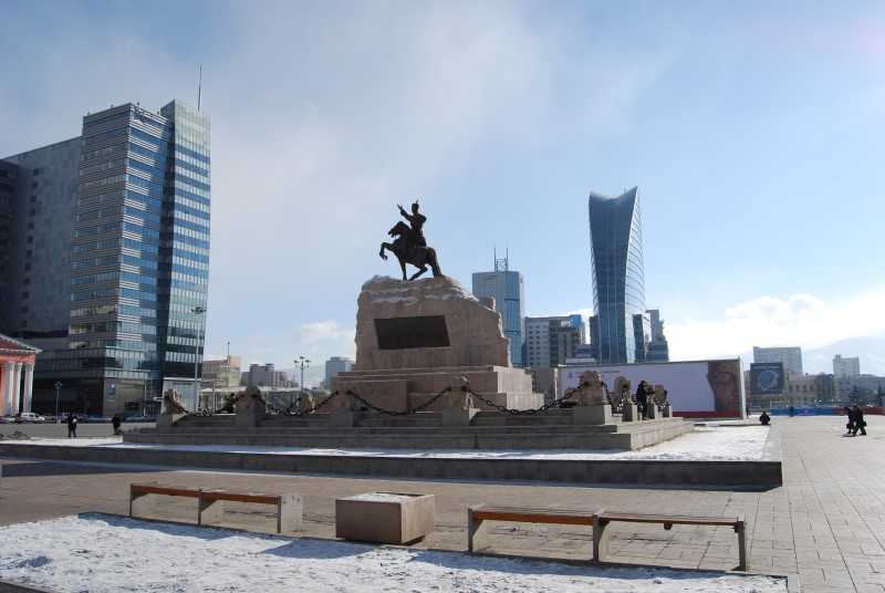 Sukhbaatar Square, Ulaanbaatar Mongolia