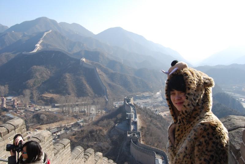 Chinese Tourist at Great Wall